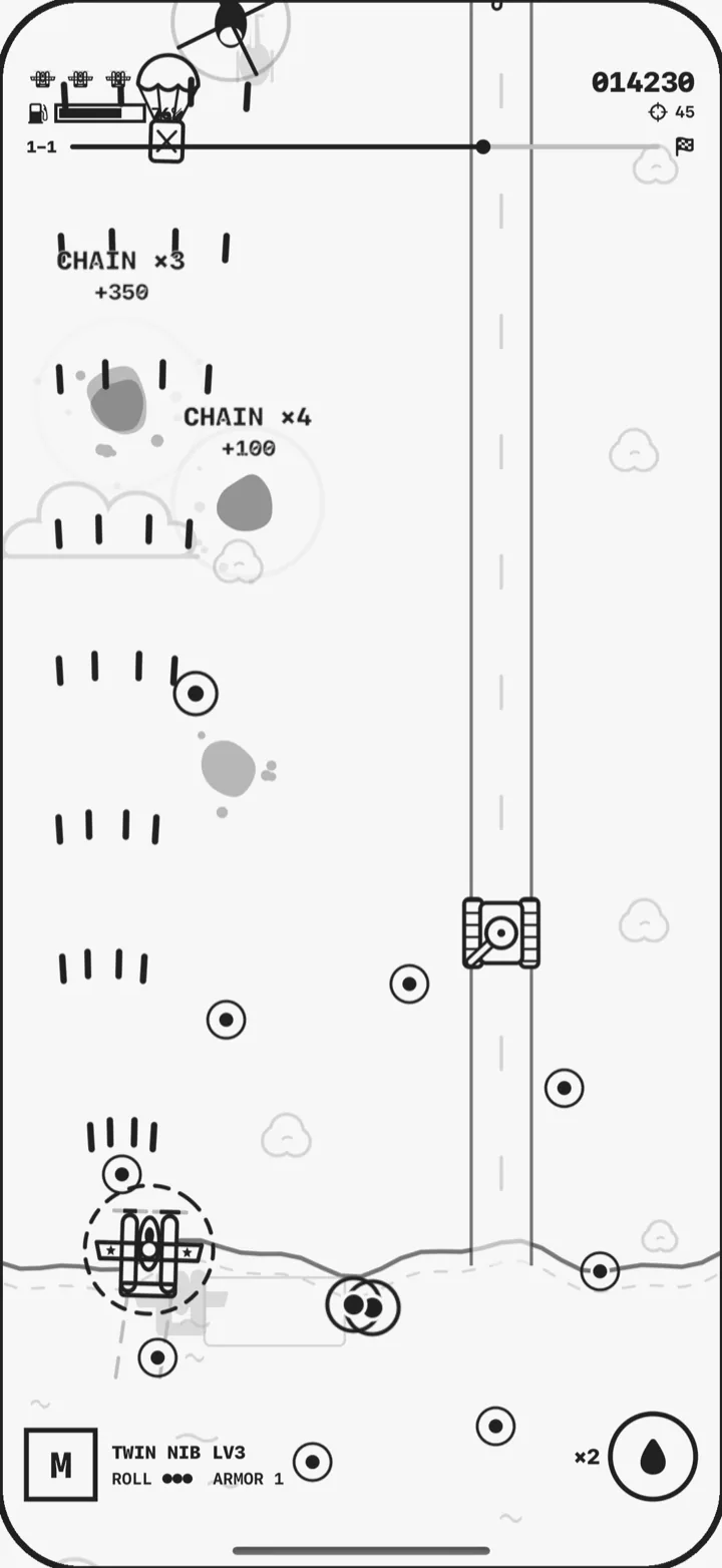 Targets on land, at sea and in the air
